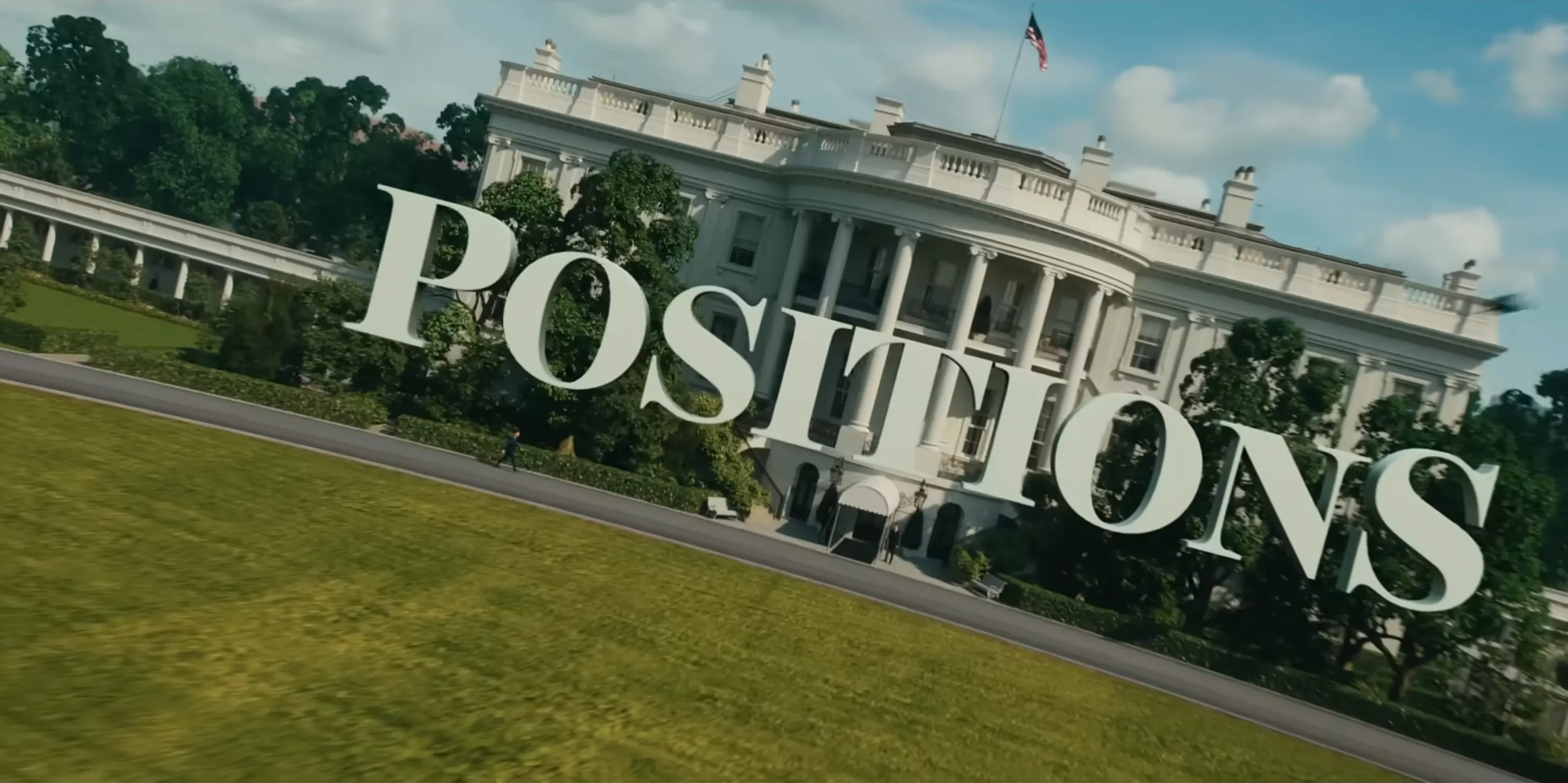 那麼 Ariana Granade 的 Positions 裡面的標題效果要怎麼定位在這裡呢？